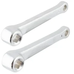 Sunlite Steel L&R Cotterless Arms 4` SQR JIS crankset silver