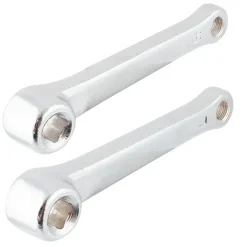 Sunlite Steel L&R Cotterless Arms 6` SQR JIS crankset silver
