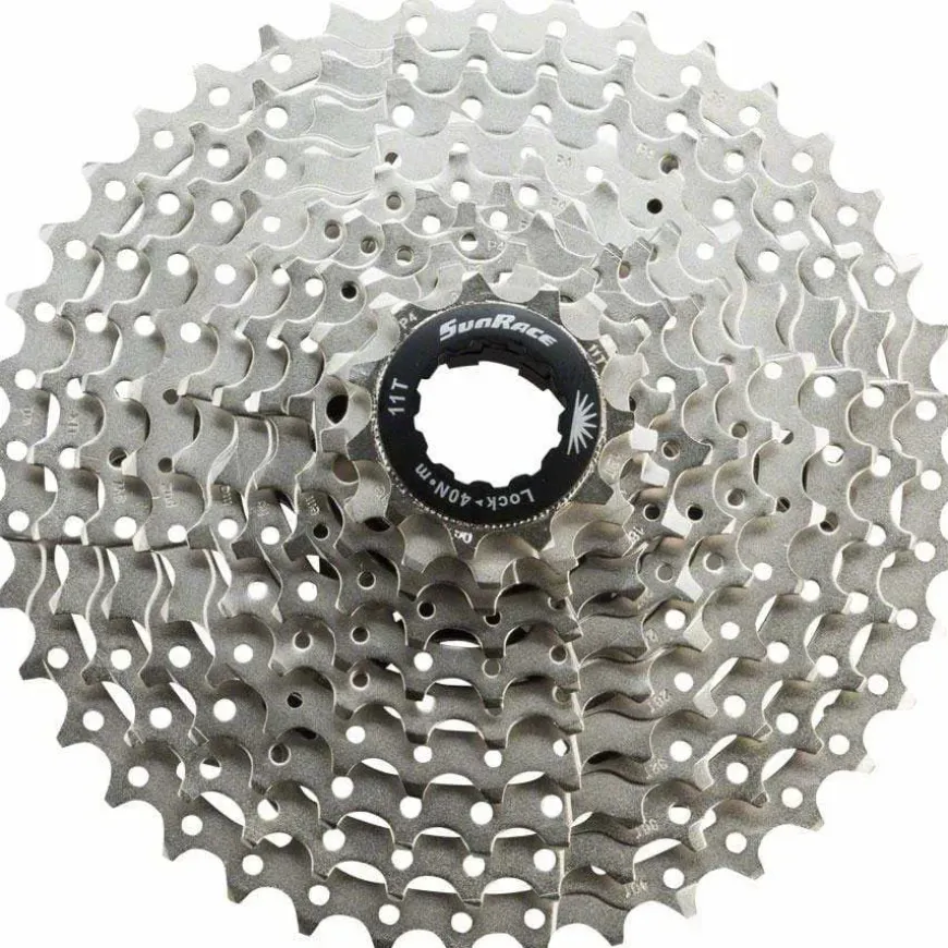 SunRace MS3 10 Speed Cassette, 11-40t, Silver