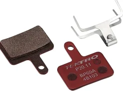 Tektro P20.11 Disc Brake Pad - Resin For Use with 2-Piston Calipers Red