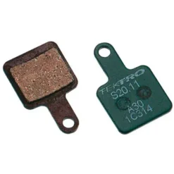 Tektro S20.11 Disc Brake Pads - Organic Compound Fits Volans HD-T700 Auriga Twin HD-T515 Auriga E-SUB HD-E510/E515 Green