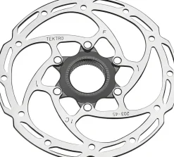 Tektro TR160-45 Disc Brake Rotor - 160mm Center-Lock 2.3mm Thickness Silver