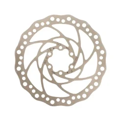 Tektro TR160-17 Disc Brake Rotor - 160mm 6-Bolt 2.3mm Thickness Silver