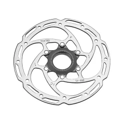 Tektro TR203-45 Disc Brake Rotor - 203mm Center-Lock 2.3mm Thickness Silver