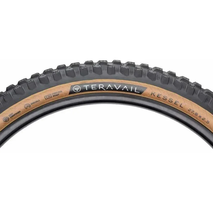 Teravail Kessel Tire - 29 x 2.4 Tubeless Folding Tan Durable