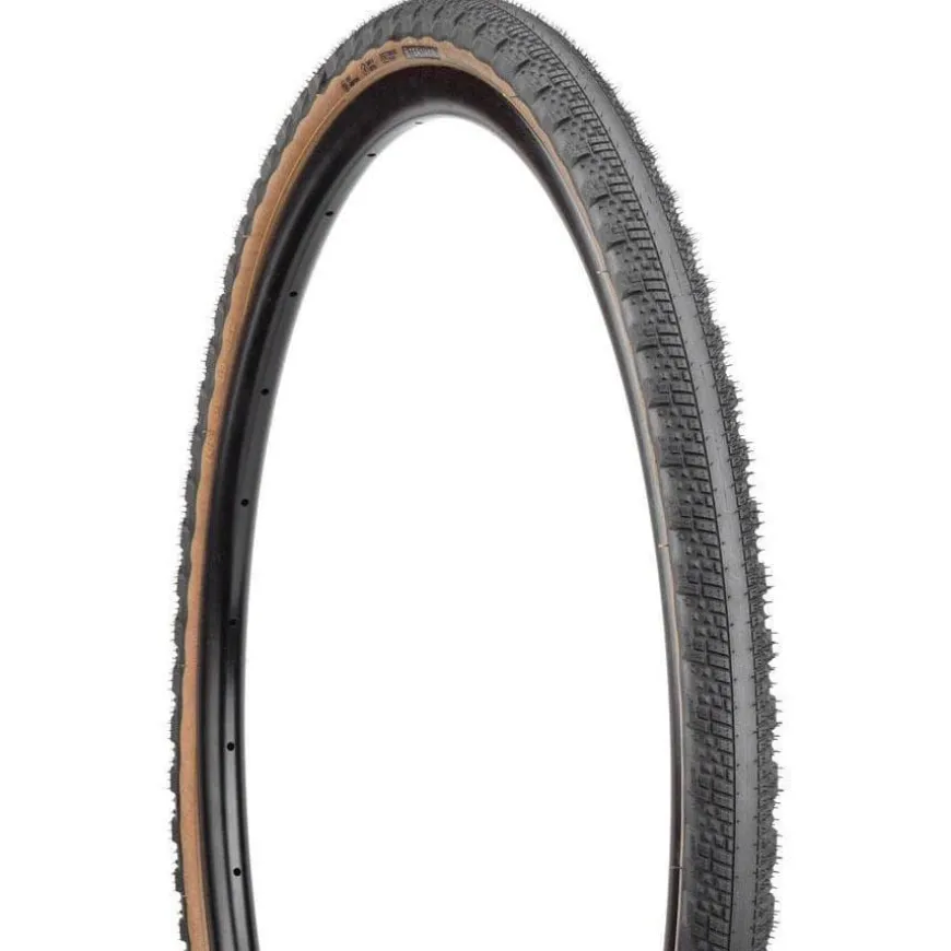 Teravail Washburn Tire - 700 x 38 Tubeless Folding Tan Light and Supple