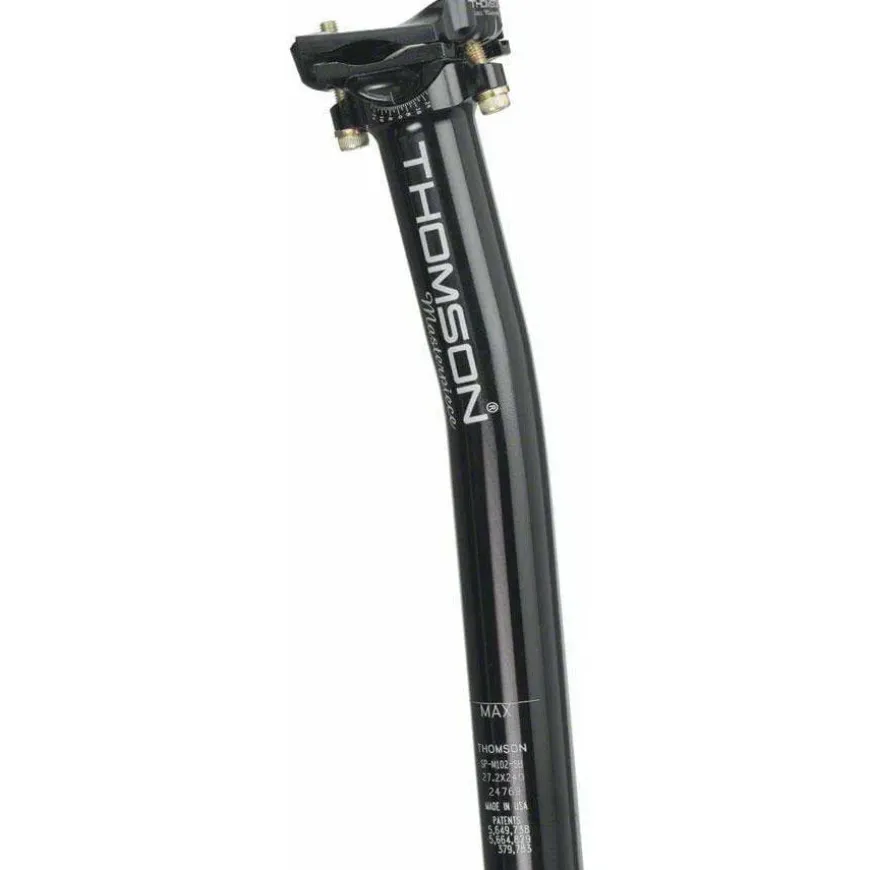 Thomson Masterpiece Setback Seatpost: 31.6 x 350mm - Black