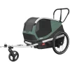 Thule BexeyDog Bike Trailer- Hazy Green Medium