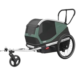 Thule BexeyDog Bike Trailer- Hazy Green Medium