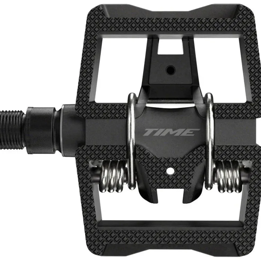 TIME Time Link Pedals - Single Sided Clipless Platform Aluminum 9/16" BLK B1