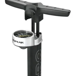 Topeak Joe Blow Twin Turbo Floor Pump SmartHead, Black