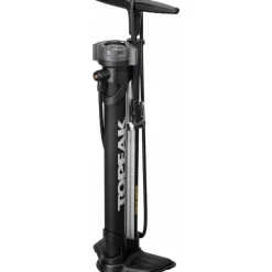 Topeak JoeBlow Booster Floor Pump - 160psi / 11bar, SmartHead DX3, Black/Gray