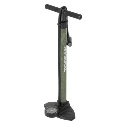 Topeak Joeblow Mountain II Floor Pump - Steel Barrel / Plastic Base 3.5" Gauge 60 Psi /4 Bar Twinhead