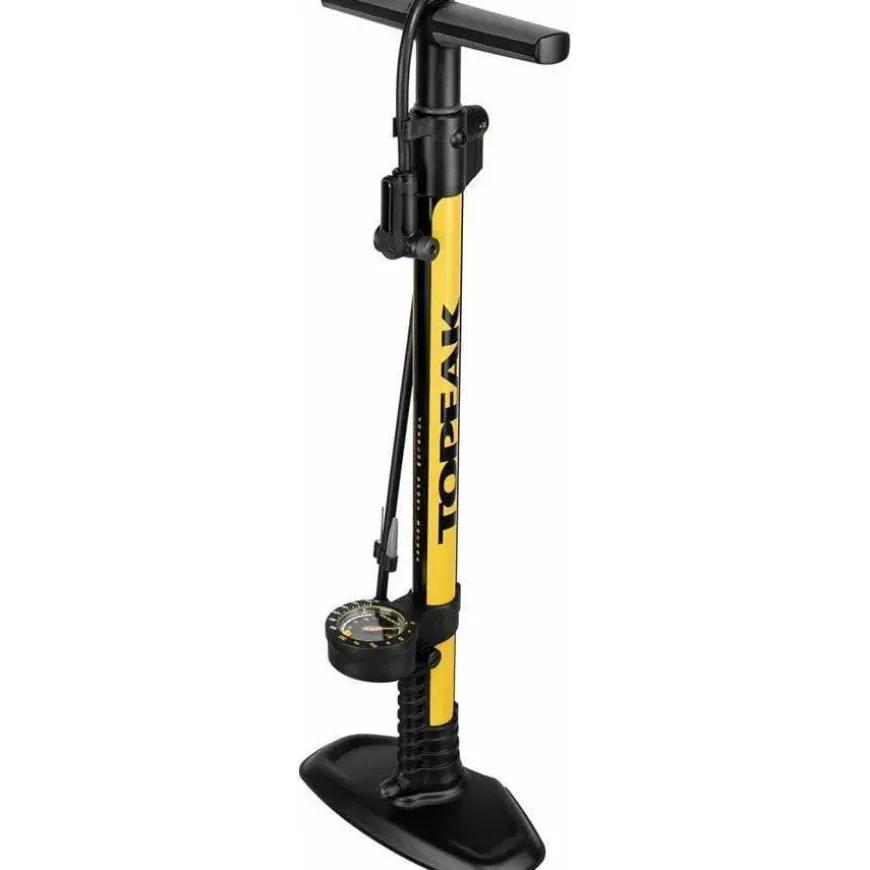 Topeak JoeBlow Sport 2Stage Floor Pump - 160psi / 11bar 3" Gauge, 2-Stage Switch and Pressure Gauge