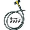 Topeak TwinHead Schrader/Presta Valve Adaptor with 38" Hose: Retrofits Most Pumps