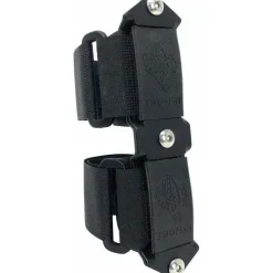 TwoFish Quick Bike Water Bottle Cage 3 Bolt Adapter: Black Anodized