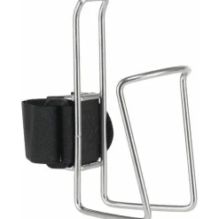 TwoFish QuickCage Bike Water Bottle Cage: Stainless, No Bottle Included