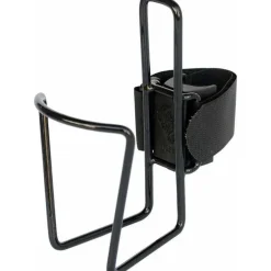 TwoFish QuickCage 24oz Bike Water Bottle Cage: Vinyl Coated Black, No Bottle Included