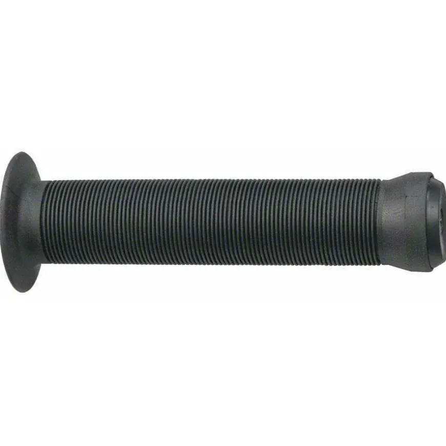 Velo Mushroom Bike Handlebar Grips - Black, Flange