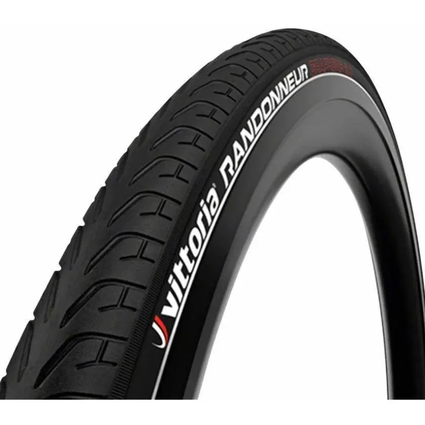 Vittoria Randonneur Reflect, Wire Bead, Hybrid Road Bike Tire 700 x 28c