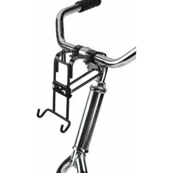 Wald 3114 Front Quick Release Basket with Bolt-On Mount: Gloss Black