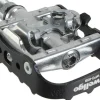 Wellgo WPD-95B Clipless/Cage Pedals Black/Silver