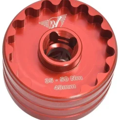 Wheels Manufacturing BBTOOL-48-44 Bottom Bracket Socket Bike Tool for 48.5mm and 44mm 16-Notch Cups