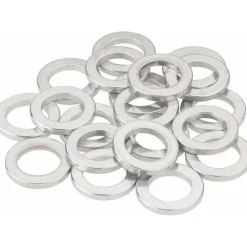 Wheels Manufacturing 2mm Bike rear Axle Spacers, Bag of 20