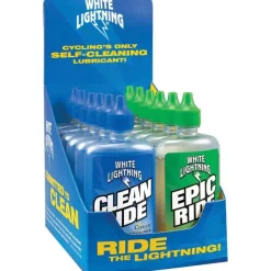 White Lightning Clean Ride and Epic Ride Bike Chain Lube - 4 fl oz, Drip, Box of 12