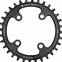 Wolf Tooth 76 BCD Chainring, 4-Bolt, Drop-Stop, Compatible with SRAM 76 BCD and Specialized Stout