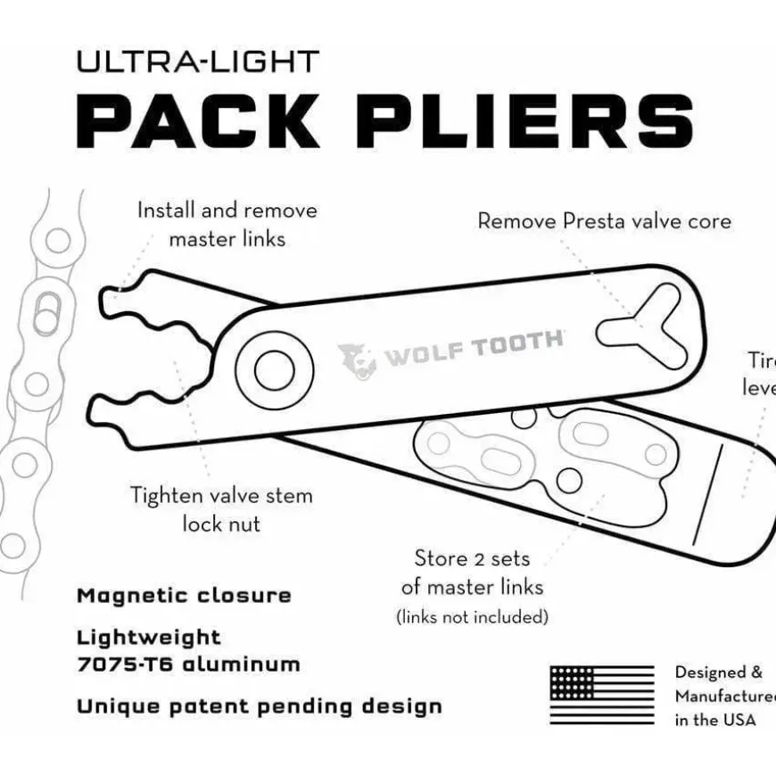 Wolf Tooth Bike Masterlink Combo Pack Pliers