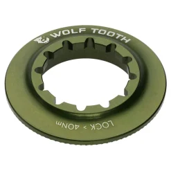 Wolf Tooth CenterLock Rotor Lock Ring - Internal Splined Olive