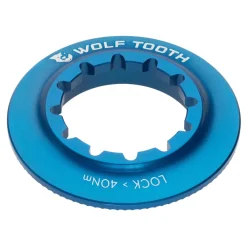Wolf Tooth Centerlock Rotor Lockring - Internal Splined Blue
