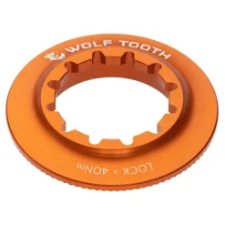 Wolf Tooth Centerlock Rotor Lockring - Internal Splined Orange
