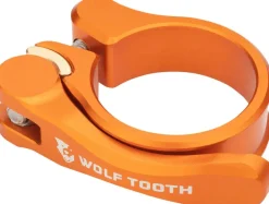 Wolf Tooth Components Quick Release Seatpost Clamp - 34.9mm Orange