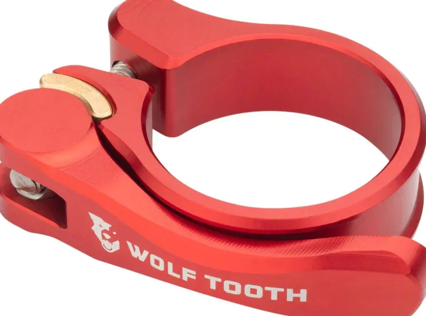Wolf Tooth Components Quick Release Seatpost Clamp - 28.6mm Red