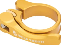 Wolf Tooth Components Quick Release Seatpost Clamp - 34.9mm Gold