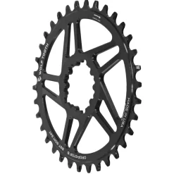 Wolf Tooth Direct Mount Chainring - 34t SRAM Direct Mount Drop-Stop B For SRAM 3-Bolt Boost Cranks 3mm Offset BLK