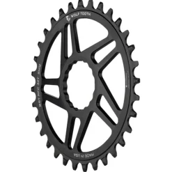 Wolf Tooth Direct Mount Chainring - 34t RaceFace/Easton CINCH Direct Mount Drop-Stop B For Boost Cranks 3mm Offset BLK