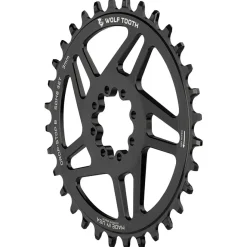 Wolf Tooth Direct Mount Chainring - 36t SRAM Direct Mount Drop-Stop B For SRAM 8-Bolt Cranksets 3mm Offset BLK