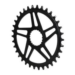 Wolf Tooth Direct Mount Chainring - 34t Shimano DM For Boost Cranks 3mm Offset Requires 12-Speed Hyperglide+ Chain BLK
