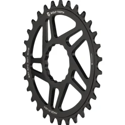 Wolf Tooth Direct Mount Chainring - 30t RaceFace/Easton CINCH Direct Mount Drop-Stop B For Boost Cranks 3mm Offset BLK