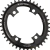 Wolf Tooth Elliptical 107 BCD Chainring - 42t Compatible SRAM 107 BCD Drop-Stop B 4-Bolt BLK