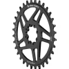 Wolf Tooth Elliptical Direct Mount Chainring - 34t SRAM Direct Mount Drop-Stop B For SRAM 3-Bolt Boost Cranksets 3mm Offset BLK