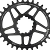 Wolf Tooth Elliptical Direct Mount Chainring - 32t SRAM Direct Mount Drop-Stop B For SRAM BB30 Short Spindle Cranks 0mm Offset BLK