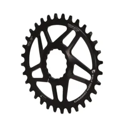 Wolf Tooth Elliptical Direct Mount Chainring - 32t RaceFace/Easton CINCH Direct Mount Drop-Stop 6mm Offset BLK