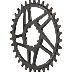Wolf Tooth Elliptical Direct Mount Chainring - 32t SRAM Direct Mount For SRAM 3-Bolt Boost Cranks Requires Hyperglide+ Chain BLK