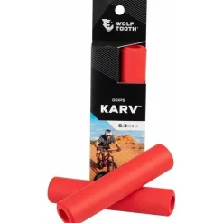 Wolf Tooth Karv Bike Handlebar Grips - Red