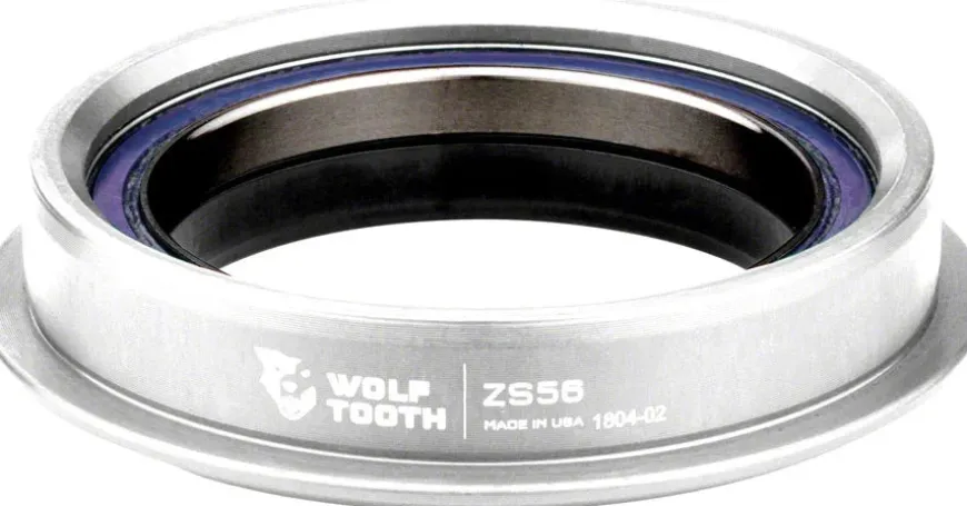 Wolf Tooth Performance Headset - ZS56/40 Lower Raw Silver