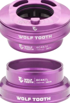 Wolf Tooth Premium Internal Headset - EC44 Upper / EC44 Lower For Enve In-Route System Only Purple